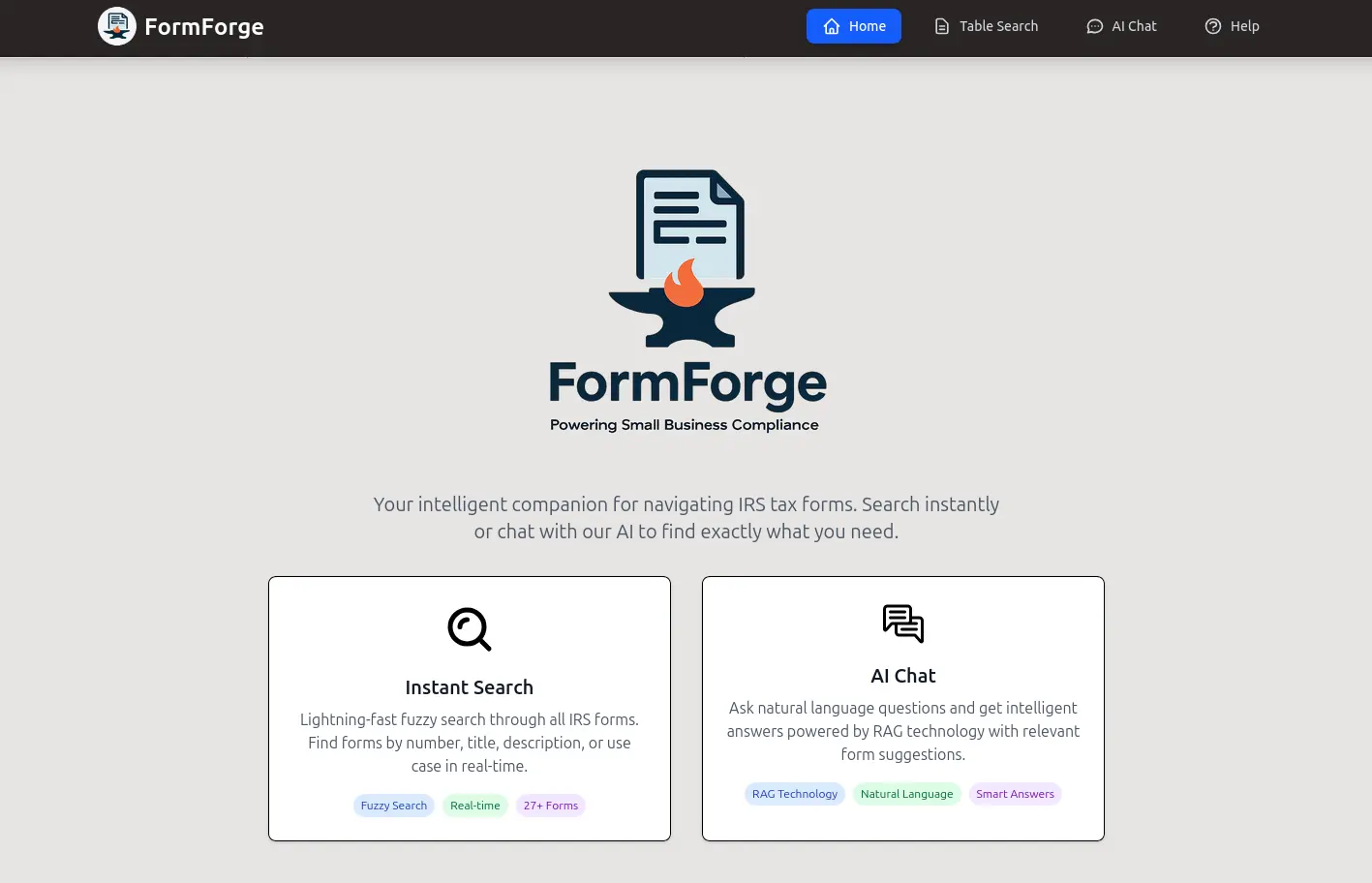 FormForge Screenshot