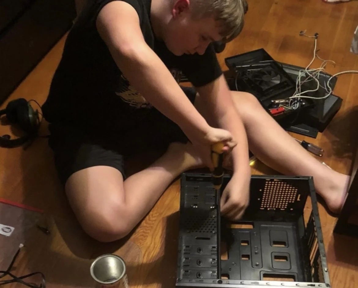 Building my first PC in middle school