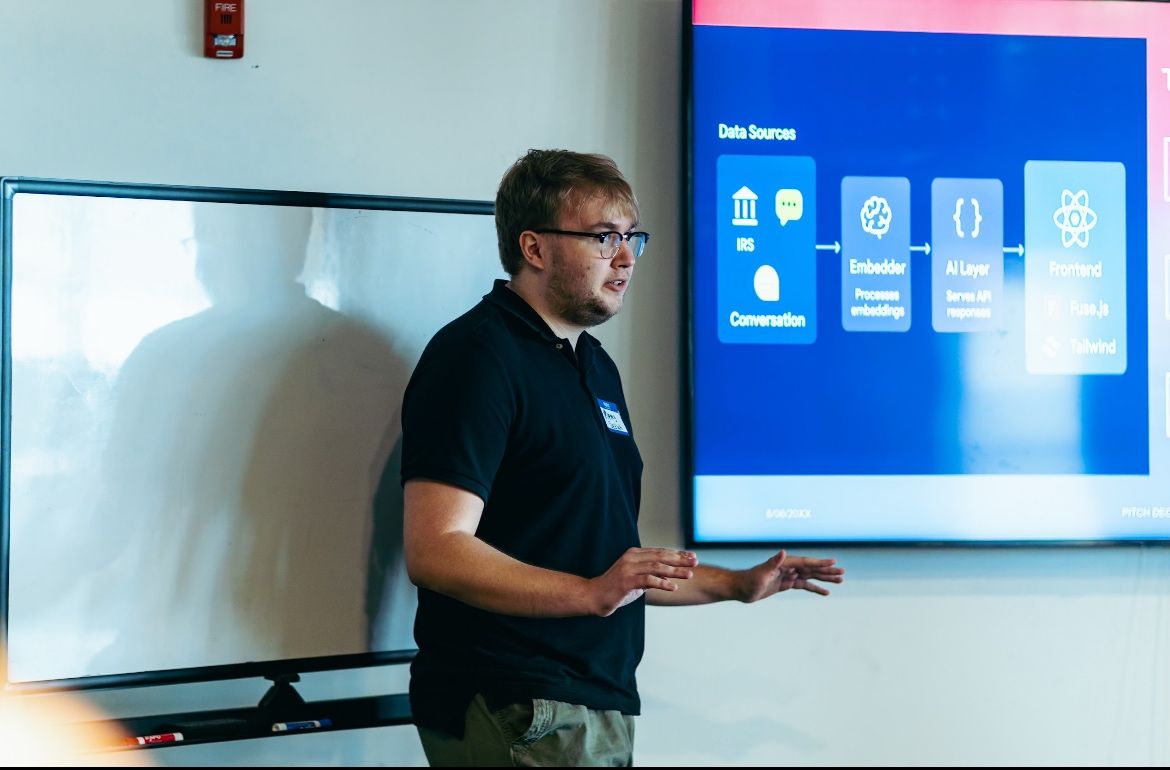 Presenting at AI in Action Hackathon