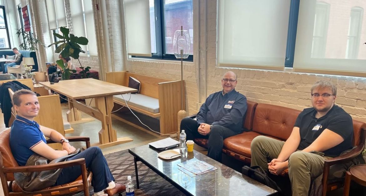 Group photo at AI in Action Hackathon